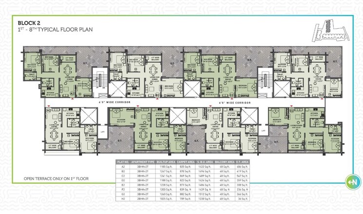 Master Plan, dagapur 2 Bedroom 1155 Sq.Ft. Apartment In Dagapur Siliguri 9724552
