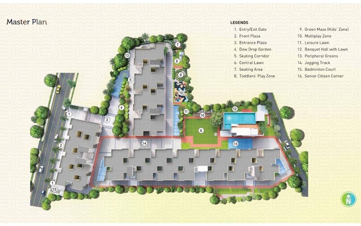 Master Plan, dagapur 2 Bedroom 1155 Sq.Ft. Apartment In Dagapur Siliguri 9724552