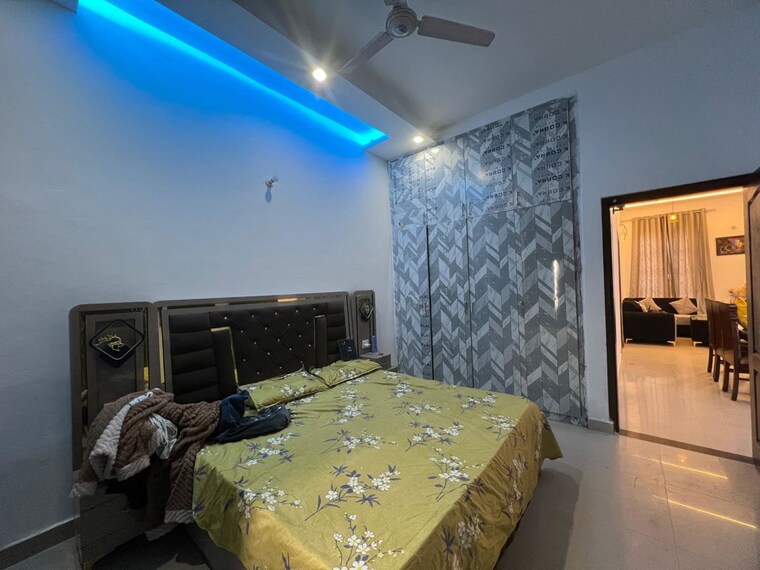 Bedroom, dhakoli 3 Bedroom 1350 Sq.Ft. Builder Floor In Dhakoli Zirakpur 9724602