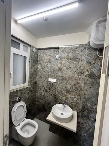 Bathroom in 1 RK Apartment at Superb Yogakshema Residency, Giravale – for Sale