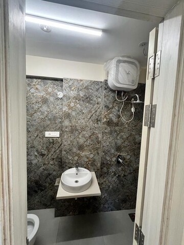 Bathroom in 1 RK Apartment at Superb Yogakshema Residency, Giravale – for Sale