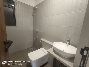 Bathroom in 2 BHK Apartment at Shapoorji Pallonji Vicinia, Powai – for Rent