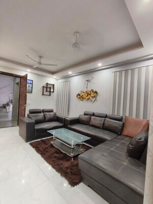 Living Room in 3 BHK Builder Floor at M3M Atrium, Sector 57 – for Rent