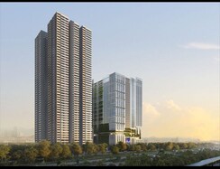 4 BHK + Pooja Room,Servant Room,Study Room,Extra Room Apartment For Sale in R One Diamond Towers Fina