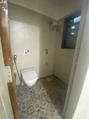 Bathroom in 3 BHK Apartment at Sanghvi Heights, Wadala – for Rent