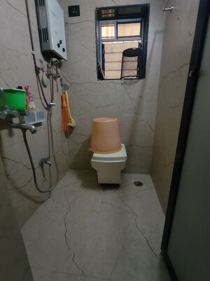Bathroom in 1.5 BHK Apartment at Golden Park Complex, Gokul Nagar – for Rent
