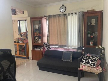 Living Room in 1 BHK Apartment at BU Bhandari Plannet Millenium, Pimple Saudagar – for Rent