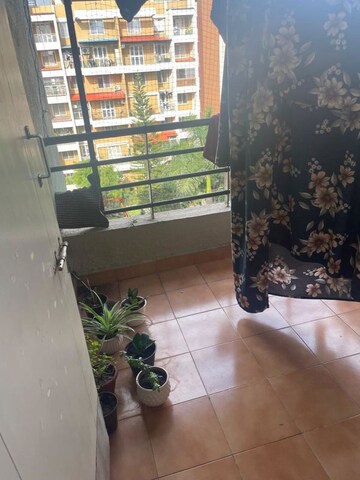 Balcony in 1 BHK Apartment at BU Bhandari Plannet Millenium, Pimple Saudagar – for Rent