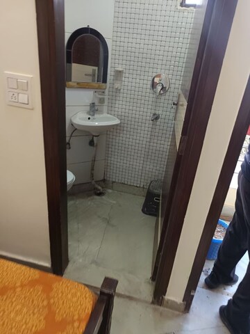 Bathroom in 2 BHK Builder Floor at Rohini Sector 7 – for Rent