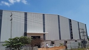  Warehouse – Exterior View View at Sompura Industrial, Dobbaspet - for Rent