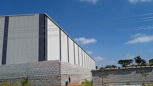  Warehouse – Exterior View View at Sompura Industrial, Dobbaspet - for Rent