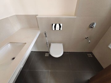 Bathroom in 2 BHK Apartment at Rustomjee Urbania Azziano, Thane West – for Rent