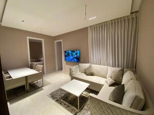 Living Room in 3 BHK Apartment at Mullanpur – for Sale