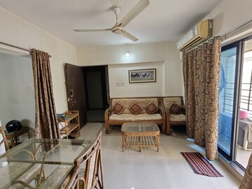 Living Room in 2 BHK Apartment at Runwal Pearl, Manpada – for Rent