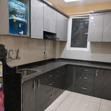 Kitchen in 2 BHK Builder Floor at Huda Staff Colony, Durga Colony – for Rent