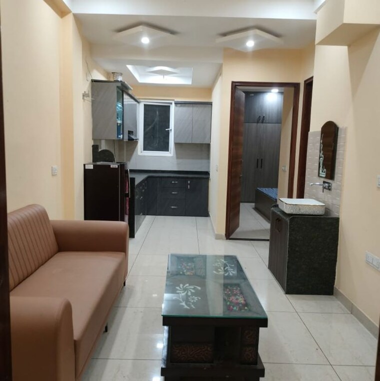 Living Room, huda-staff-colony 2 Bedroom 104 Sq.Yd. Builder Floor In Durga Colony Gurgaon 9725255