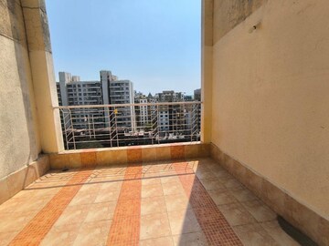 Balcony in 3 BHK Apartment at Paranjape Crystal Garden, Baner – for Rent