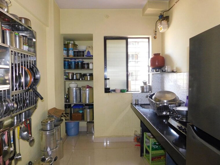 Kitchen, girikunj-chs 2 Bedroom 840 Sq.Ft. Apartment In Ghodbunder Road Thane 9725397