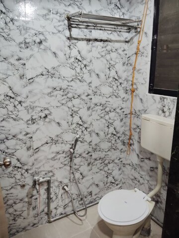 Bathroom in 2 BHK Apartment at Krishna Kamal, Pashan Sus Road – for Rent