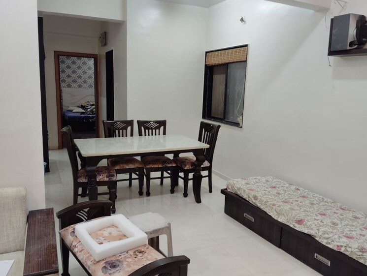 Living Room, krishna-kamal 2 Bedroom 900 Sq.Ft. Apartment In Pashan Sus Road Pune 9191964