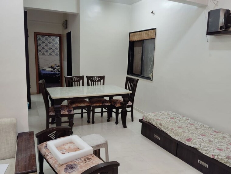 Living Room, krishna-kamal 2 Bedroom 900 Sq.Ft. Apartment In Pashan Sus Road Pune 9191964