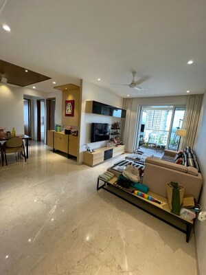 Living Room in 3 BHK Apartment at Dosti Ambrosia, Wadala East – for Rent