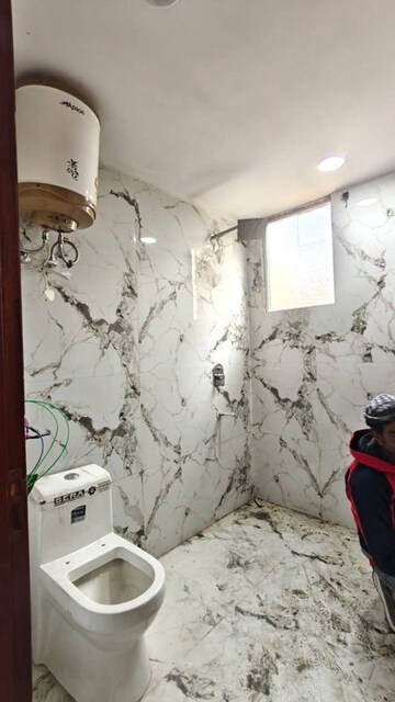 Bathroom in 2 BHK Apartment at Chattarpur – for Rent