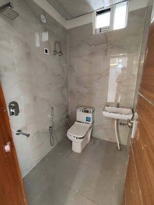 Bathroom in 3 BHK Apartment at Saket – for Rent