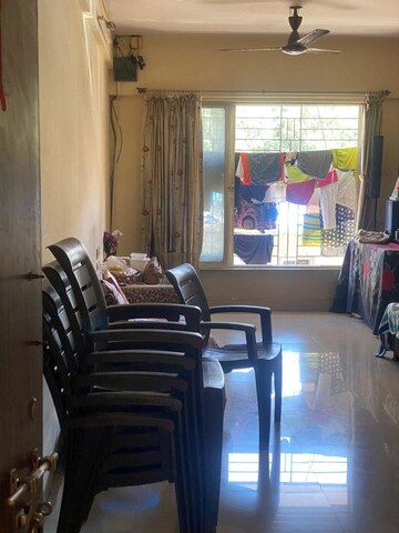Living Room in 1 BHK Apartment at Puranik Hometown, Ghodbunder Road – for Rent