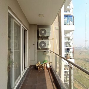 Balcony in 2.5 BHK Apartment at Microtek Greenburg, Sector 86 – for Rent
