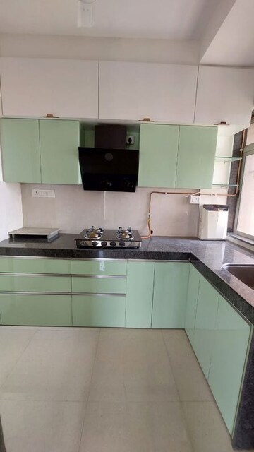 Kitchen in 2 BHK Apartment at Runwal Eirene, Balkum Pada – for Rent