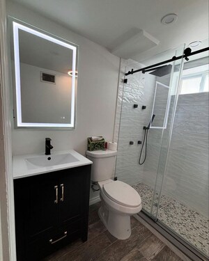 Bathroom in 3 BHK Apartment at Anchor 49 Elina, Chembur – for Rent