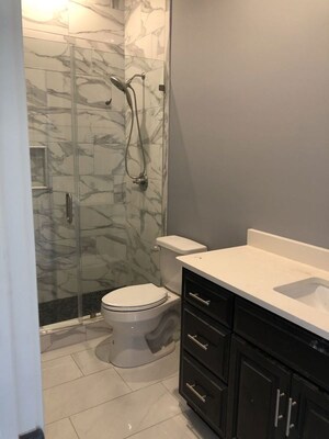 Bathroom in 3 BHK Apartment at Anchor 49 Elina, Chembur – for Rent