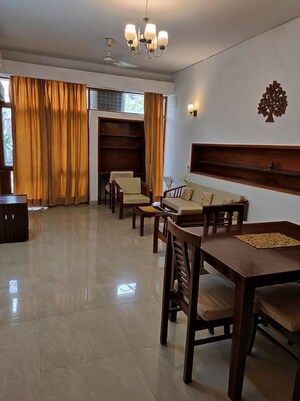 Living Room in 2 BHK Builder Floor at Defence Colony – for Rent