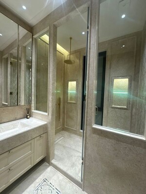 Attached Bathroom in 3 BHK Builder Floor at Chanakyapuri – for Sale