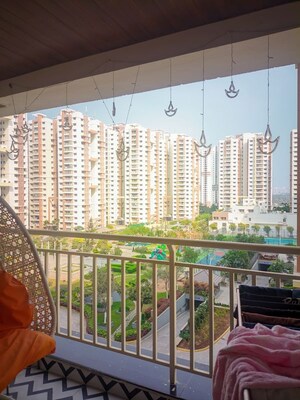 Balcony in 3 BHK Apartment at Aparna Sarovar, Nallagandla – for Rent