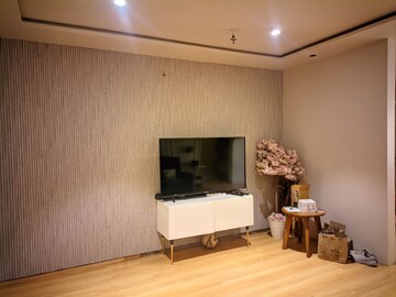 Living Room in 3 BHK Apartment at Aparna Sarovar, Nallagandla – for Rent