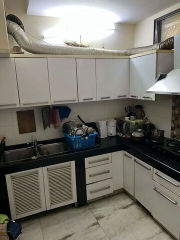 Kitchen in 3 BHK Builder Floor at Shivalik Colony – for Rent