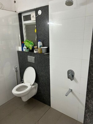 Bathroom in 1 BHK Apartment at Siddhi Highland Springs, Dhokali – for Rent