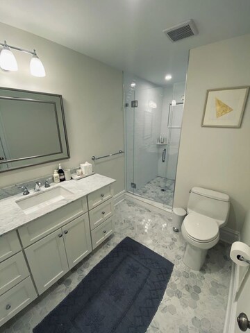 Bathroom in 3 BHK Apartment at Ram Krishna Nagar – for Rent