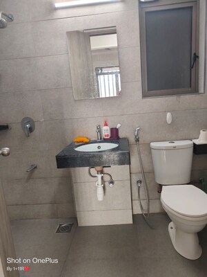 Bathroom in 2 BHK Apartment at Kalpataru Immensa, Kolshet Road – for Rent