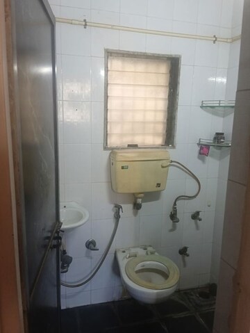 Bathroom in 1 BHK Apartment at Krishna Greenland Park Vastu Federation, Ghodbunder Road – for Rent