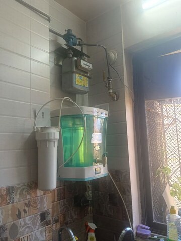 Bathroom in 1 BHK Apartment at Krishna Greenland Park Vastu Federation, Ghodbunder Road – for Rent