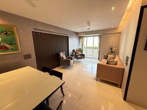 Living Room in 3 BHK Apartment at Lokhandwala Harmony, Worli – for Sale