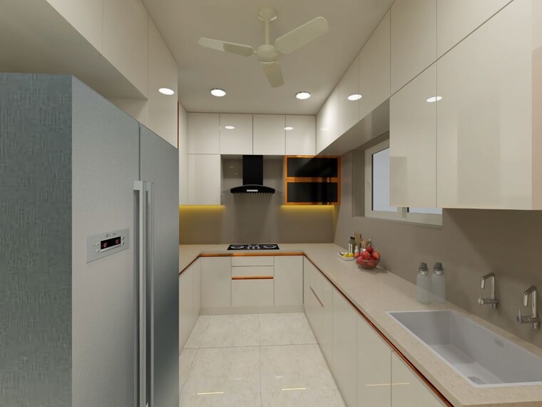 Kitchen, prestige-beverly-hills 3 Bedroom 2124 Sq.Ft. Apartment In Kokapet Hyderabad 9725810