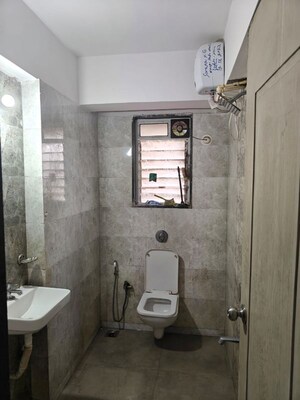 Bathroom in 2 BHK Apartment at Aakaar Tanishq Wisteria, Lower Parel – for Rent