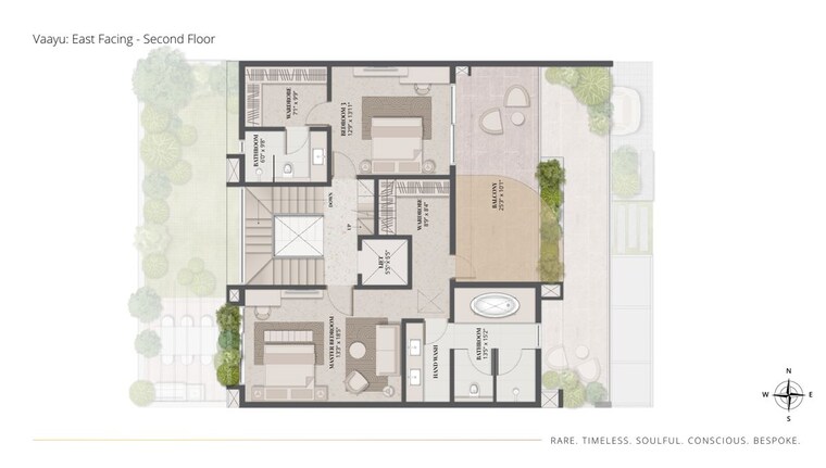 Floor Plan, thanisandra 4 Bedroom 4000 Sq.Ft. Villa In Thanisandra Bangalore 9725922