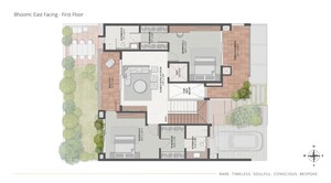 Floor Plan in 4 BHK Villa at Thanisandra – for Sale