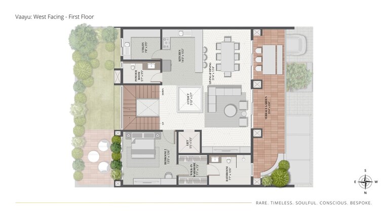 Floor Plan, thanisandra 4 Bedroom 4000 Sq.Ft. Villa In Thanisandra Bangalore 9725922