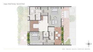 Floor Plan in 4 BHK Villa at Thanisandra – for Sale